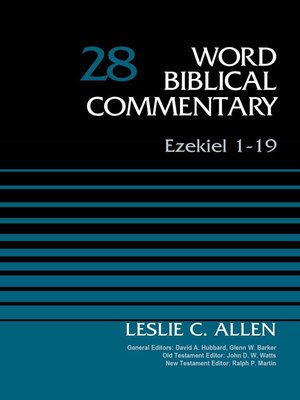 cover image of Ezekiel 1-19, Volume 28